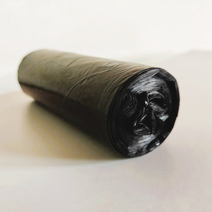 Bio Medical Waste Collection Garbage Bags | Small | 180 Count | 30 Bags X 6 Rolls | 17 X 19 Inches | For Dry & Wet Waste | Black