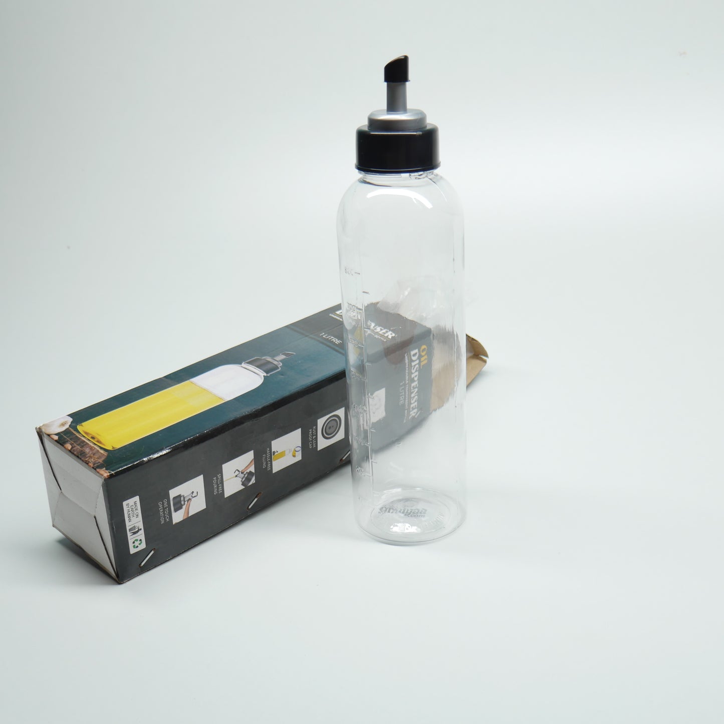 Premium Unbreakable Transparent Oil Dispenser Bottle 1000ml